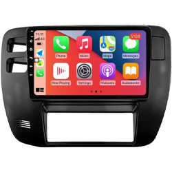 Roverone autoradio carplay autoradio pour nissan patrol y61 1997 1998 1999 2000-2005 android auto écran tactile gps bleutooth wi