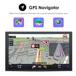 Roverone autoradio carplay autoradio pour nissan patrol y61 1997 1998 1999 2000-2005 android auto écran tactile gps bleutooth wi