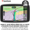 TomTom GPS Poids Lourds GO Professional 520 - 5 pouces, Cartographie Europe 49, Trafic via Smartphone