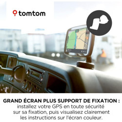 TomTom GPS Poids Lourds GO Professional 520 - 5 pouces, Cartographie Europe 49, Trafic via Smartphone