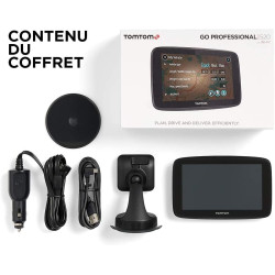 TomTom GPS Poids Lourds GO Professional 520 - 5 pouces, Cartographie Europe 49, Trafic via Smartphone