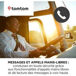TomTom GPS Poids Lourds GO Professional 520 - 5 pouces, Cartographie Europe 49, Trafic via Smartphone