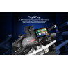 Écran 5" sans Fil CarPlay & Android Auto pour Moto BMW, Plug & Play sur Support de Navigation d'origine, Compatible R1250GS R120
