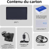 GPS Voiture, Carte de l'europe 2025, 7 Pouces/18CM, Navigation Hors Ligne, Mises à Jour Gratuites, Voix Réelles, Alerte Vitesse 