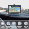 Riloer GPS Poids Lourds GPS Voiture 7 Pouces 2025 avec Cartes Europe à Vie Navigation Intelligente, Alerte Radar, Écran HD, Émet