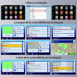 Riloer GPS Poids Lourds GPS Voiture 7 Pouces 2025 avec Cartes Europe à Vie Navigation Intelligente, Alerte Radar, Écran HD, Émet
