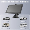 Riloer GPS Poids Lourds GPS Voiture 7 Pouces 2025 avec Cartes Europe à Vie Navigation Intelligente, Alerte Radar, Écran HD, Émet