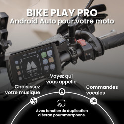Midland - bikeplay pro, accessoires moto bleutooth - navigateur moto écran miroring tactile 5,5" compatible avec android auto et