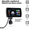 Midland - bikeplay pro, accessoires moto bleutooth - navigateur moto écran miroring tactile 5,5" compatible avec android auto et