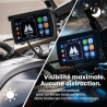 Midland - bikeplay pro, accessoires moto bleutooth - navigateur moto écran miroring tactile 5,5" compatible avec android auto et