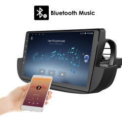 hizpo 9 pouces écran tactile Autoradio compatible avec Fiat 500 2007-2014 avec Carplay/Android Auto 4-core UPC 2+32GB DAB Adapta