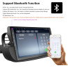 hizpo 9 pouces écran tactile Autoradio compatible avec Fiat 500 2007-2014 avec Carplay/Android Auto 4-core UPC 2+32GB DAB Adapta