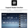 hizpo 9 pouces écran tactile Autoradio compatible avec Fiat 500 2007-2014 avec Carplay/Android Auto 4-core UPC 2+32GB DAB Adapta