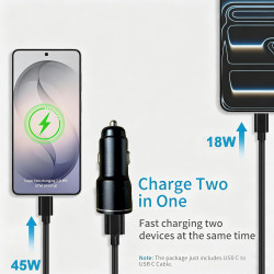 Chargeur Voiture Rapide pour Samsung Galaxy S26 Ultra/S25 Plus/S24 FE/S23 S22 S21 S20,A57 5G A37 A27 A56 A36 A26 A55 A35 A26 A54