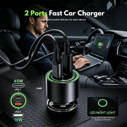 Chargeur Voiture Rapide pour Samsung Galaxy S26 Ultra/S25 Plus/S24 FE/S23 S22 S21 S20,A57 5G A37 A27 A56 A36 A26 A55 A35 A26 A54