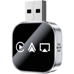 Adaptateur Carplay sans Fil, Smart Carplay, Airplay, Android Auto, Clé USB, Filaire, Carplay vers Plug and Play sans Fil