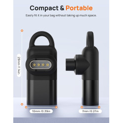 2Pack USB C Adaptateur de Chargeur Watch, 90° Connecteur Câble Type C pour Fenix 8 7 6 5 E, Forerunner 970 570 965 265 165 55, I