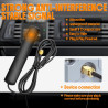 Antenne Dab Dab+, Antenne Autoradio Numérique SMA FM Dab+ Universelle avec Adaptateur SMA et 3M Câble, Compatible avec Ford, Ren
