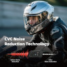 Ejeas v6 pro + casque de moto bleutooth 5.1, version améliorée v6 pro, équipé d'une interface de type c (lot de 2)