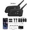 Ejeas v6 pro + casque de moto bleutooth 5.1, version améliorée v6 pro, équipé d'une interface de type c (lot de 2)