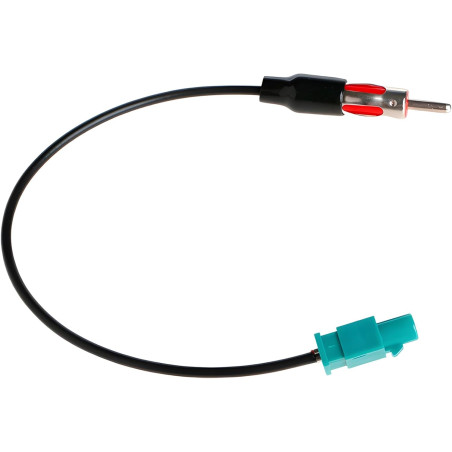 Adaptateur Antenne Autoradio FAKRA à DIN, Câble Rallonge 30cm, Connecteur Radio Voiture Universel pour Lecteur CD/Stéréo HD, Ada