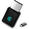 Adaptateur CarPlay sans Fil et Android Auto 2 en 1 - WiFi 6 5GHz Mini USB Convertit Câble en sans Fil - Plug & Play Connexion Ra