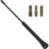 Antenne De Voiture Noire De 11 Pouces, Antenne Universelle pour Autoradio, Compatible avec Tous Les Modèles De Voiture, Étanche 