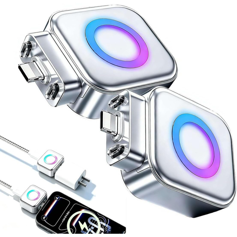 Adaptateur de charge intelligent à arrêt automatique, séparateur entièrement chargé, protecteur de câble de charge à déconnexion