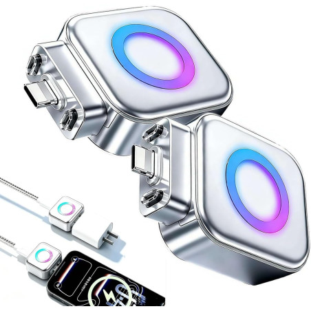 Adaptateur de charge intelligent à arrêt automatique, séparateur entièrement chargé, protecteur de câble de charge à déconnexion