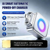 Adaptateur de charge intelligent à arrêt automatique, séparateur entièrement chargé, protecteur de câble de charge à déconnexion