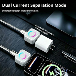 Adaptateur de charge intelligent à arrêt automatique, séparateur entièrement chargé, protecteur de câble de charge à déconnexion
