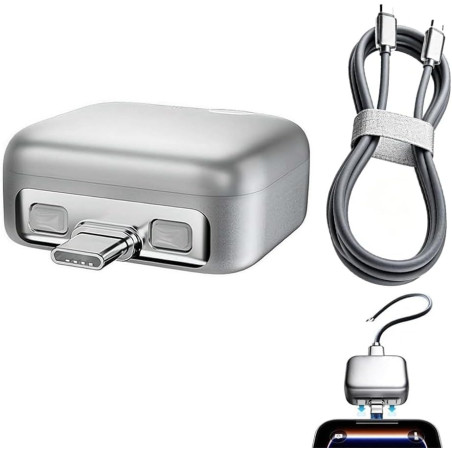 Adaptateur de charge intelligent à arrêt automatique, séparateur entièrement chargé, protecteur de câble de charge à déconnexion