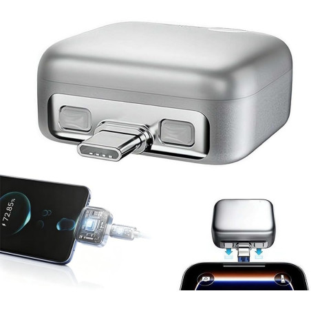 Adaptateur de charge intelligent à arrêt automatique, séparateur entièrement chargé, protecteur de câble de charge à déconnexion