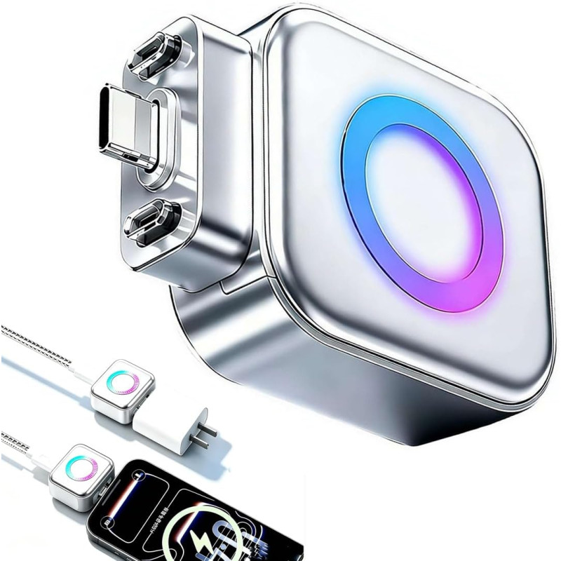 Adaptateur de charge intelligent à arrêt automatique, séparateur entièrement chargé, protecteur de câble de charge à déconnexion