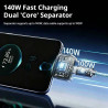 Adaptateur de charge intelligent à arrêt automatique, séparateur entièrement chargé, protecteur de câble de charge à déconnexion