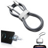 Adaptateur de charge intelligent à arrêt automatique, séparateur entièrement chargé, protecteur de câble de charge à déconnexion