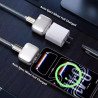 Adaptateur de charge intelligent à arrêt automatique, séparateur entièrement chargé, protecteur de câble de charge à déconnexion