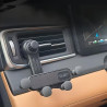 1 support de téléphone de voiture avec verrouillage stable, design anti-secousses – Poignée réglable pour grille d'aération, mat