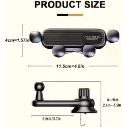 1 support de téléphone de voiture avec verrouillage stable, design anti-secousses – Poignée réglable pour grille d'aération, mat