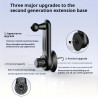 1 support de téléphone de voiture avec verrouillage stable, design anti-secousses – Poignée réglable pour grille d'aération, mat
