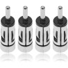 Adaptateur D'Antenne De Voiture 4Pcs, Prise De Voiture, Récepteur Audio, Prise sans Fil, Convient À Tous Les Véhicules.
