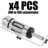 Adaptateur D'Antenne De Voiture 4Pcs, Prise De Voiture, Récepteur Audio, Prise sans Fil, Convient À Tous Les Véhicules.