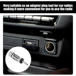 Adaptateur D'Antenne De Voiture 4Pcs, Prise De Voiture, Récepteur Audio, Prise sans Fil, Convient À Tous Les Véhicules.