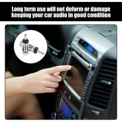 Adaptateur D'Antenne De Voiture 4Pcs, Prise De Voiture, Récepteur Audio, Prise sans Fil, Convient À Tous Les Véhicules.