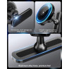 CloudValley 15W Support téléphone Voiture magnetique pour Hyundai Ioniq 5 (2022–2025) / 5 N & Sonata Kona (2024–2025) & Ioniq 9,