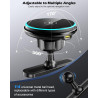 CloudValley 15W Support téléphone Voiture magnetique pour Hyundai Ioniq 5 (2022–2025) / 5 N & Sonata Kona (2024–2025) & Ioniq 9,