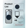 Support Téléphone Voiture Magnétique pour BMW 1/3/4 Series M3 M4 F20 F30 F31 F32 F33, N52 Super Aimants Téléphone Voiture pour E