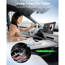 CarlinKit MINI Ultra3 : le dernier adaptateur sans fil CarPlay et Android Auto. Transforme les connexions filaires en sans fil, 