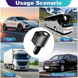 4 en 1 Chargeur Allume Cigare USB Cigare Charge PD 3W Rapide Chargeur Voiture KFZ Allume 80W 2 Ports USB-A 5V 3.1A/QC 3.0 Adapta