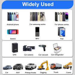 120W Multiprise Allume Cigare 12V/24V avec 3 Prises & Chargeur Voiture USB C + 2 USB, Adaptateur Splitter Voiture avec Interrupt